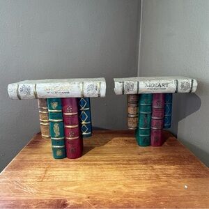 Decorative Book Themed Shelves